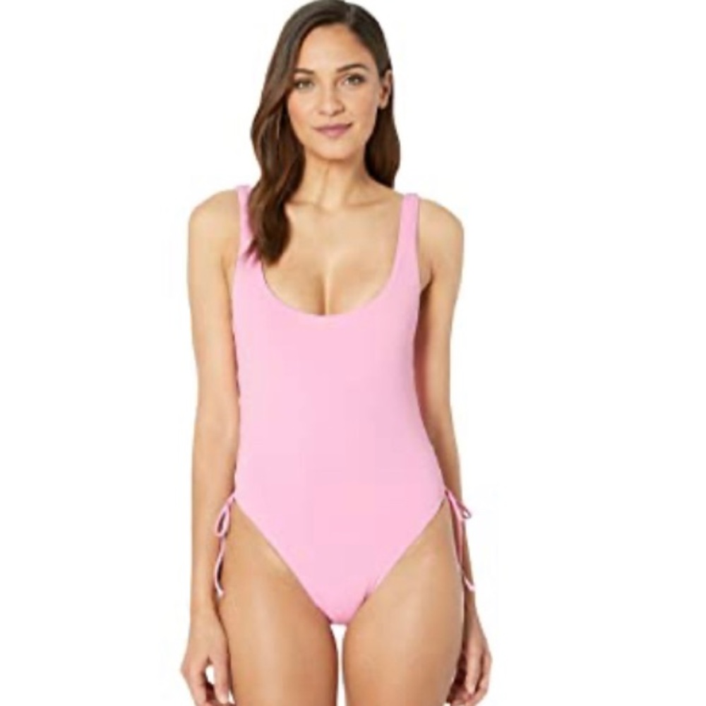 Bubblegum pink bathing suit
